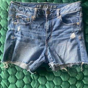 AE Ripped shorts. Stretchy. Size 10. Runs smaller.